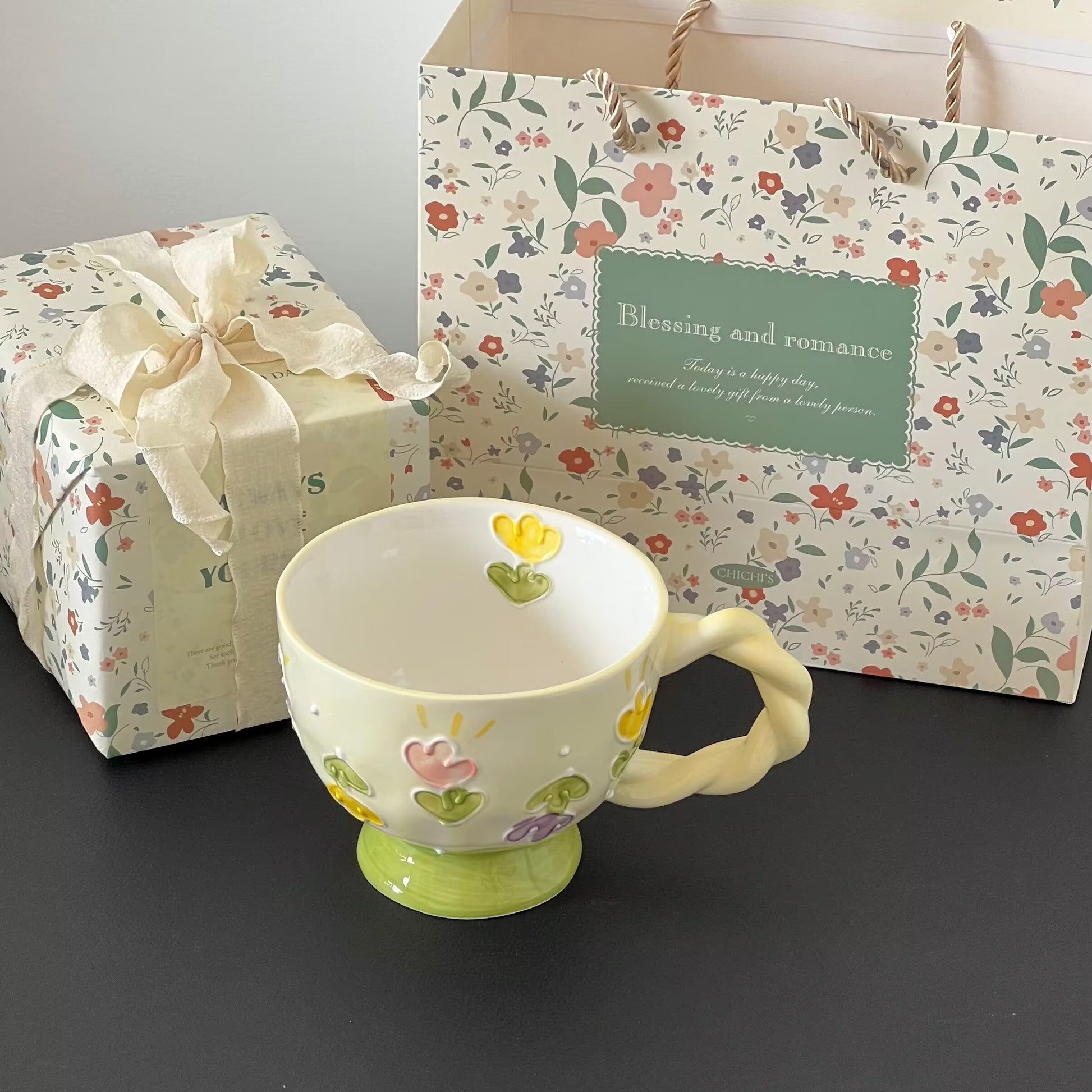Flowers Tulips Ceramic Mug