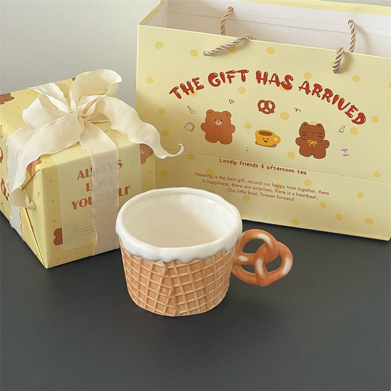 Waffle Biscuit Mug