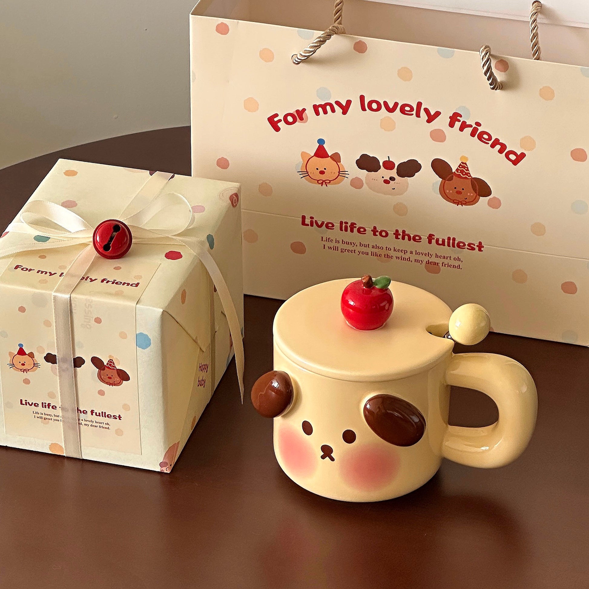 Puppy Mug with Lid
