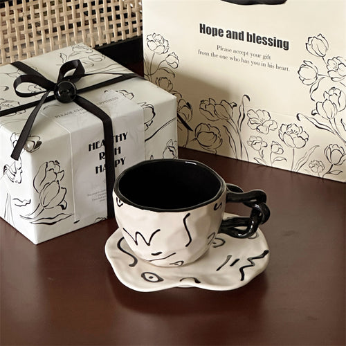 Abstract Tea Cup