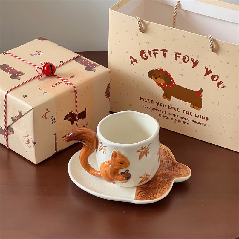 Squirrel Coffee Cup