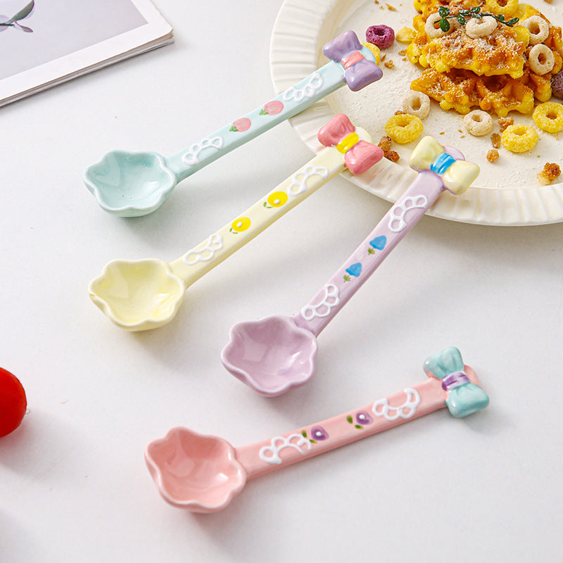 Pastel Bow Knot Spoon