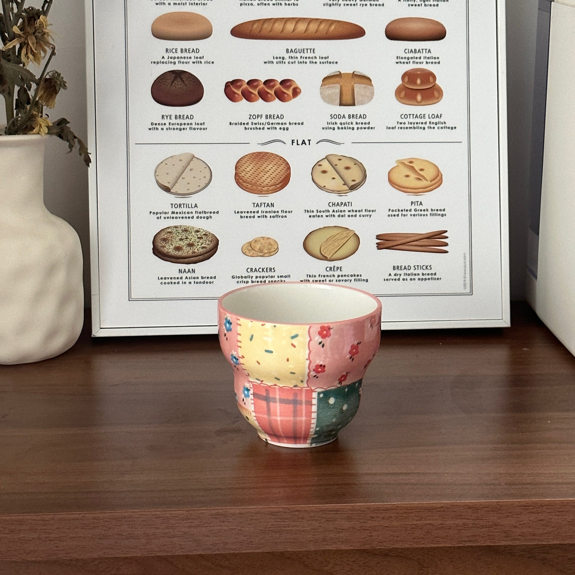 Floral Gourd Mug