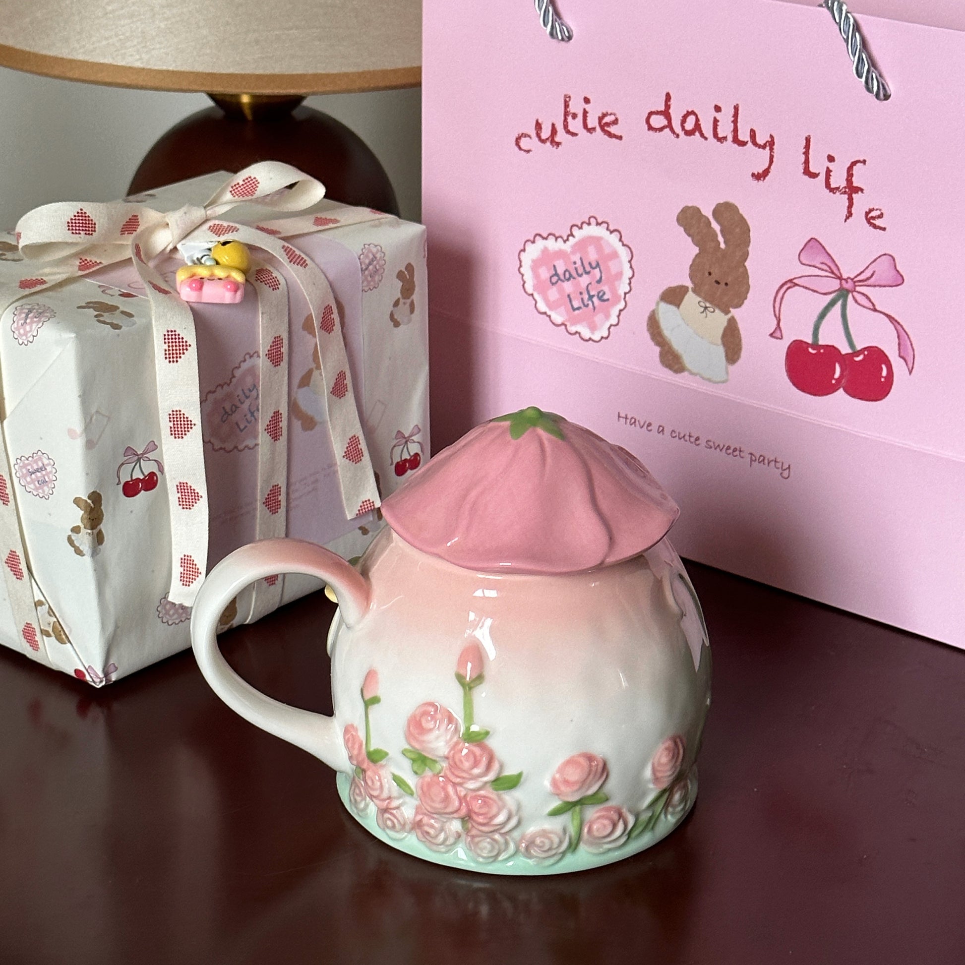 Garden Home Mug with Lid