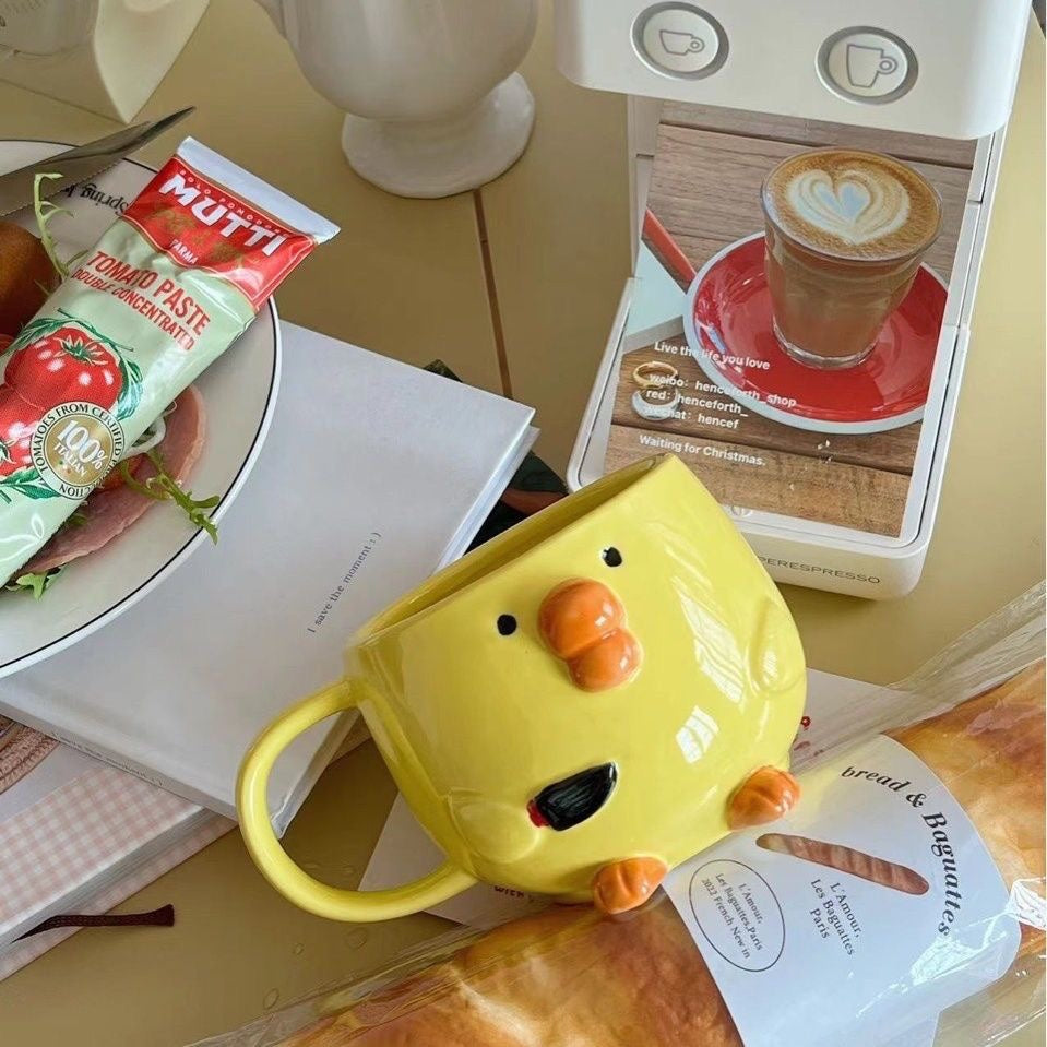Chick with Knife Mug