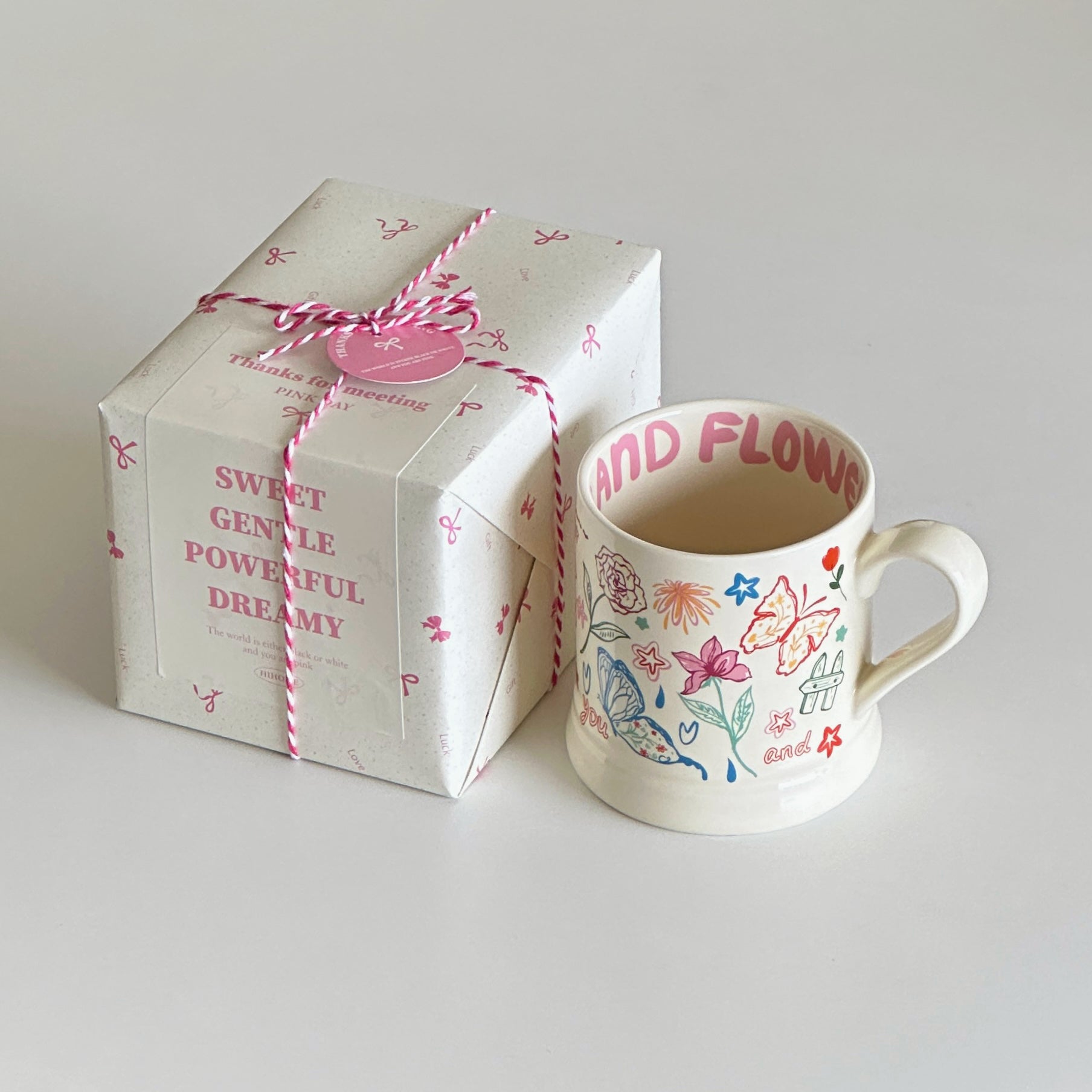 Colourful Flower Mug