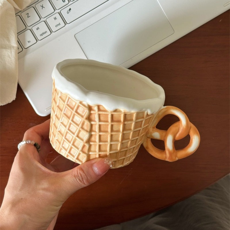 Waffle Biscuit Mug