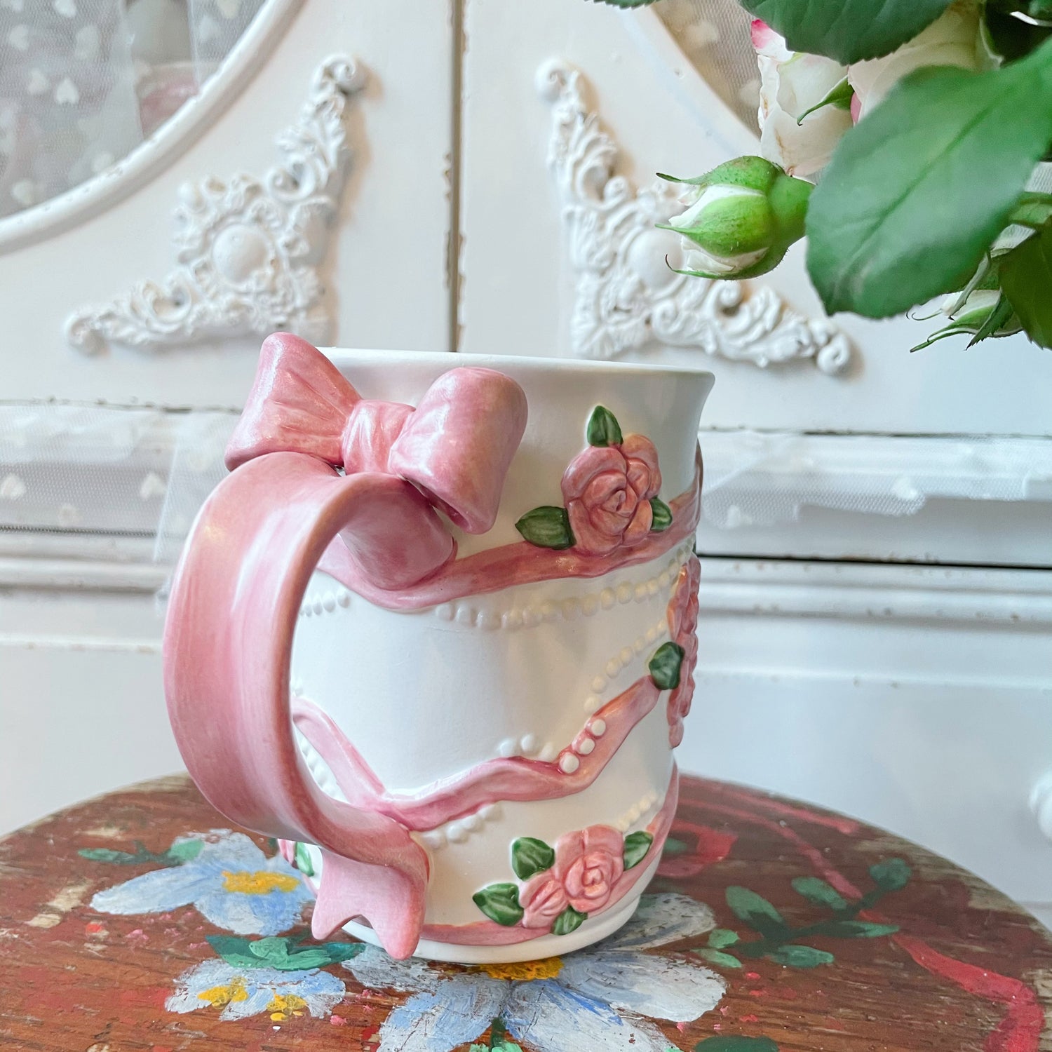 Vintage Rose Mug