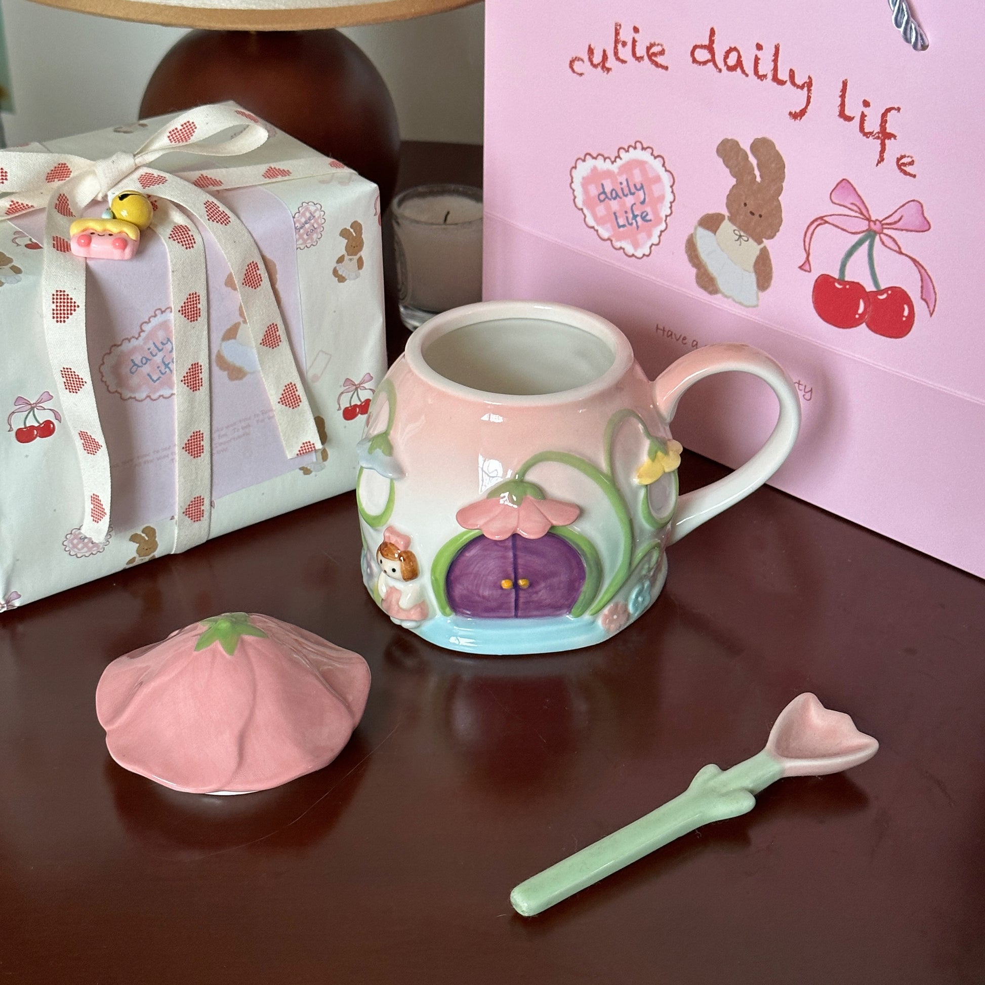 Garden Home Mug with Lid