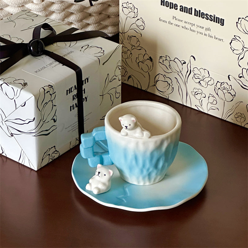 Polar Bear Ice Coffee Cup