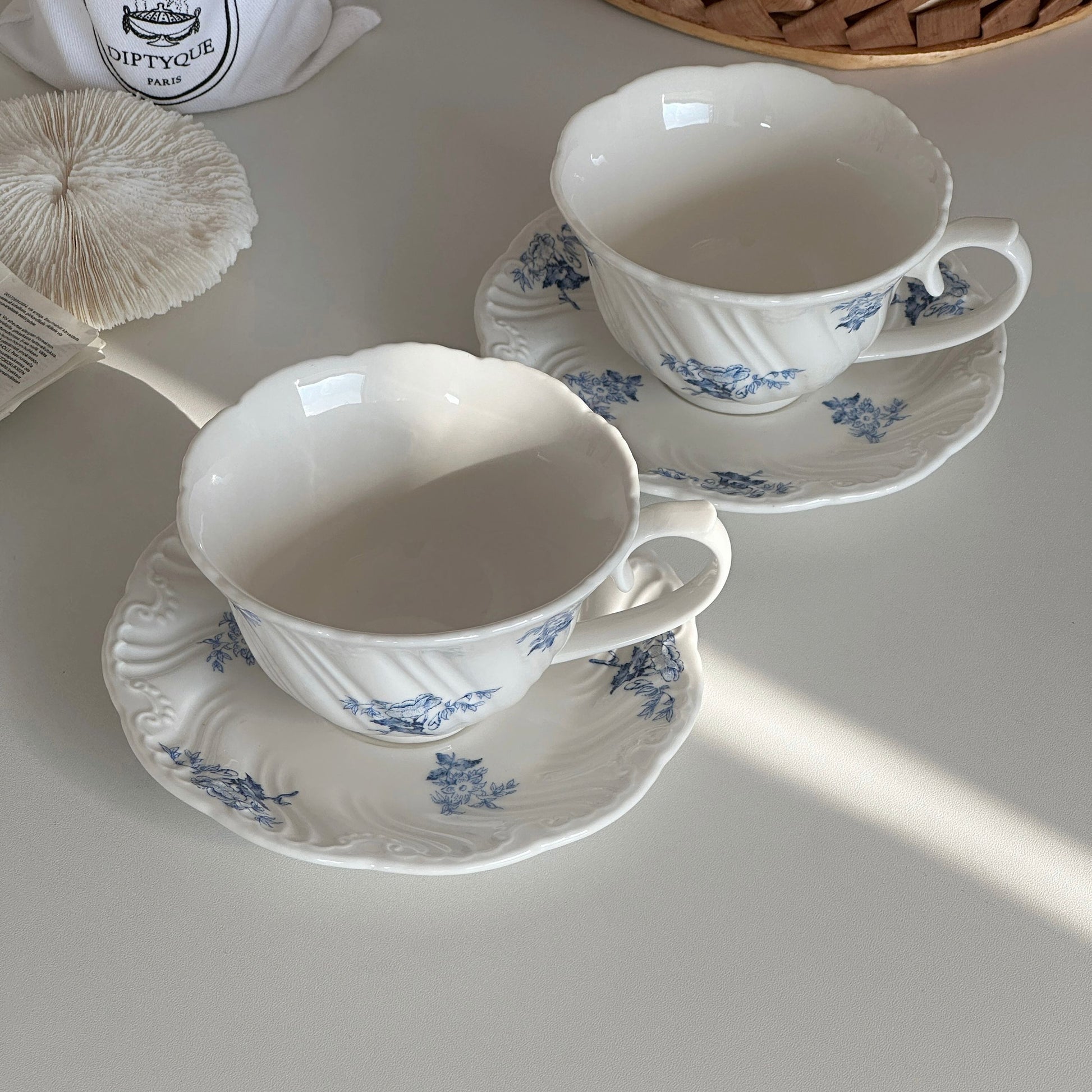 Blue Trumpet Tea Cup