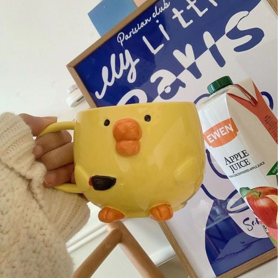 Chick with Knife Mug