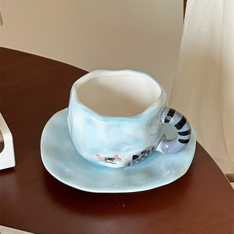 Handmade Cat Coffee Cup