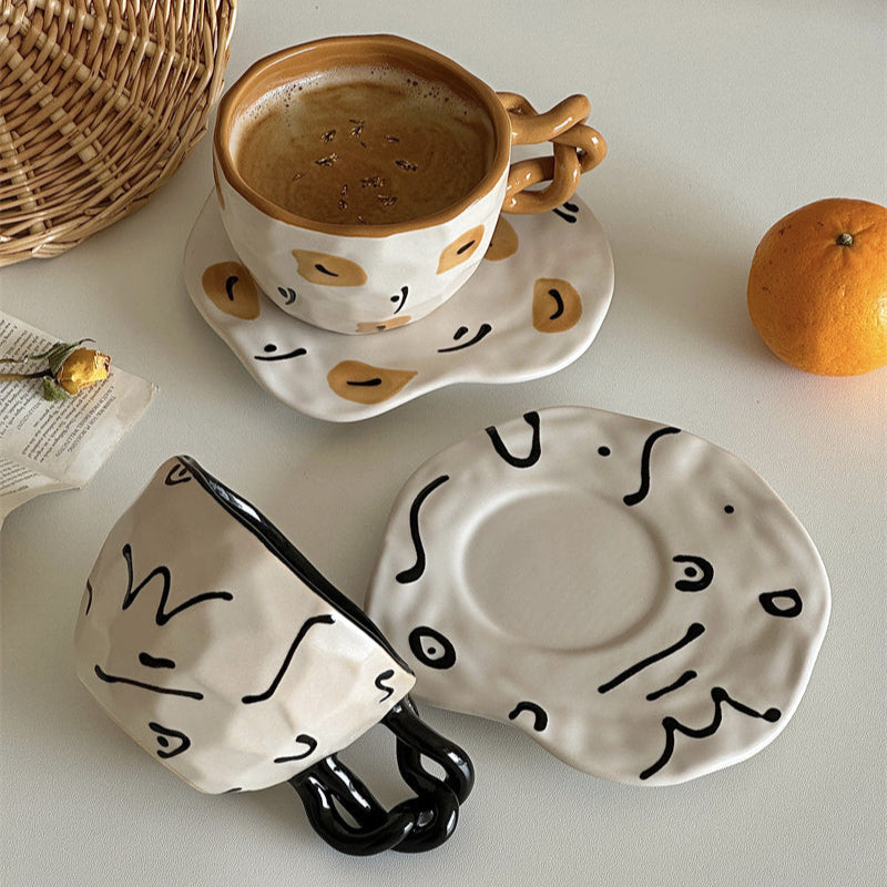 Abstract Tea Cup