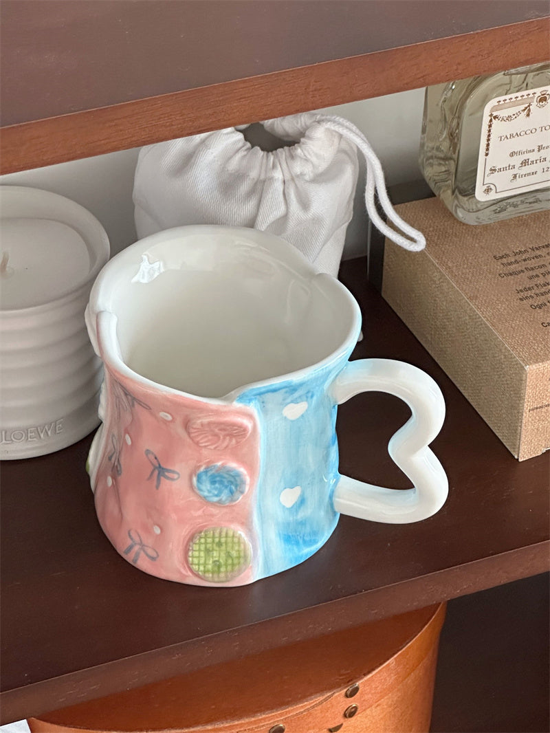 Love Handle Button Mug