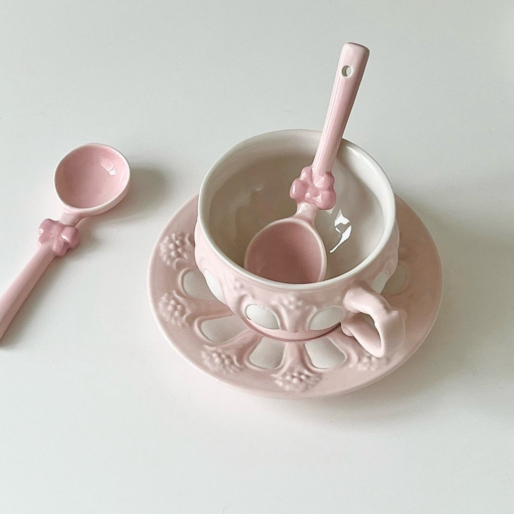Pink Bow Spoon