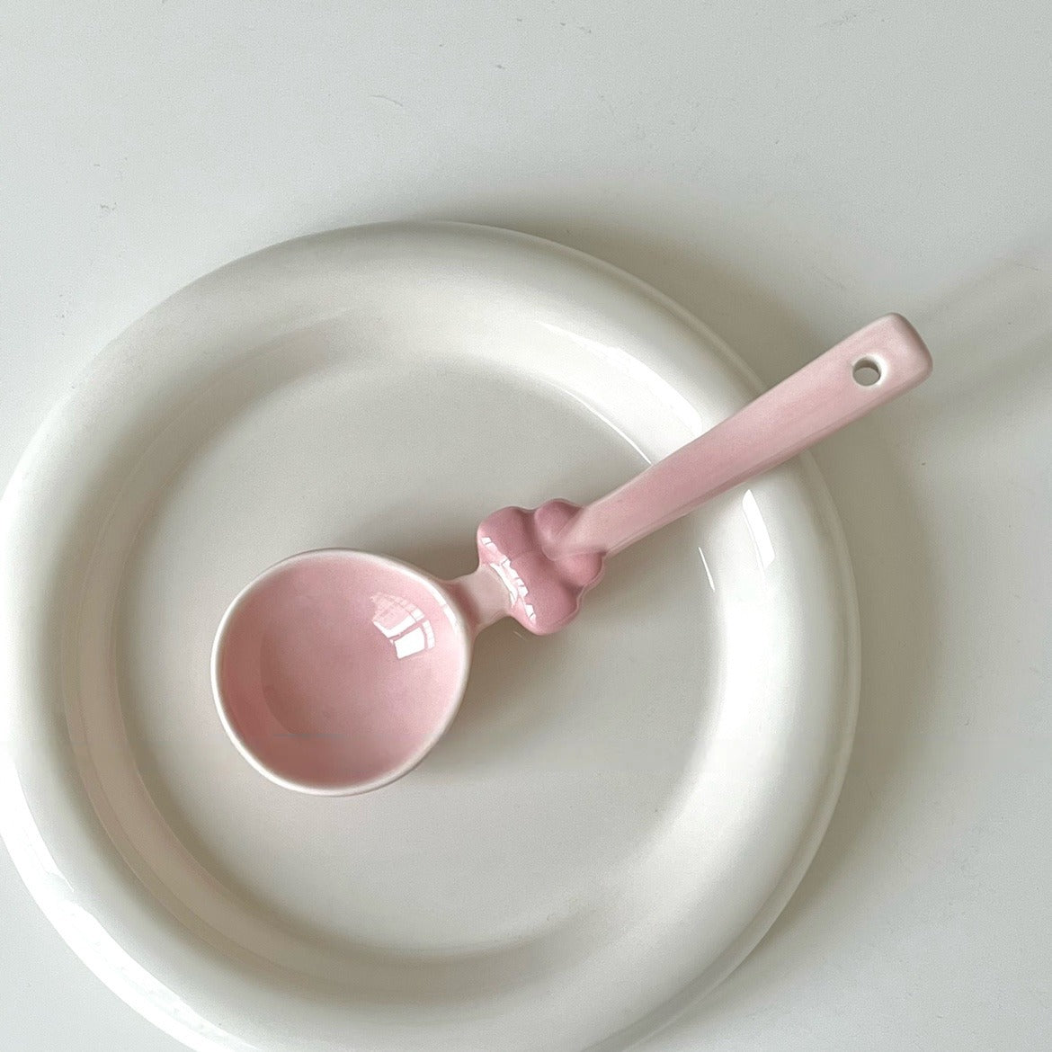 Pink Bow Spoon