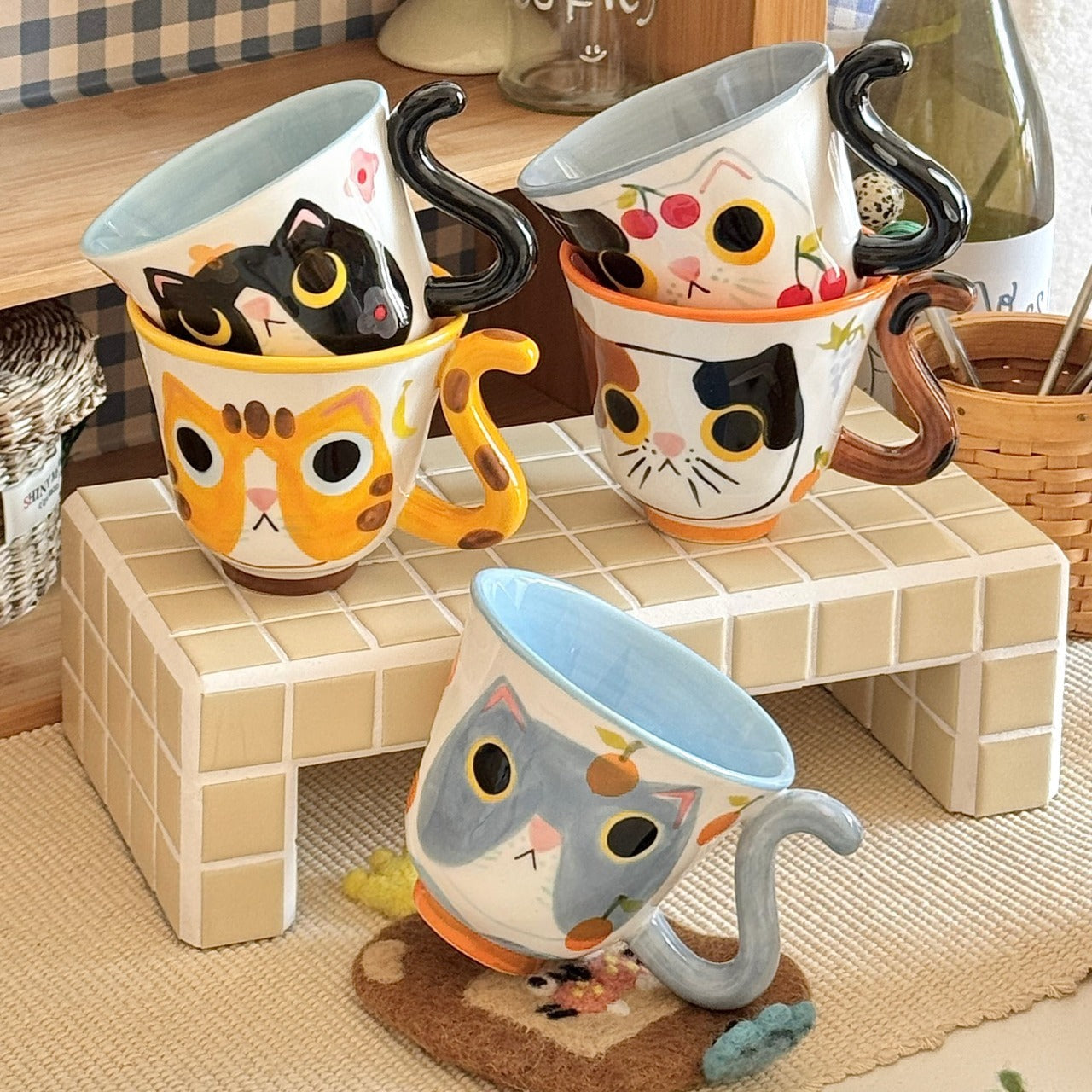 Cute Cat Tail Mug