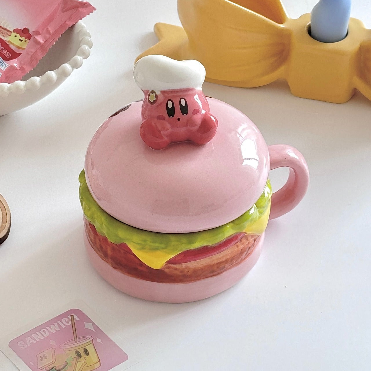 Kirby Hamburger Mug