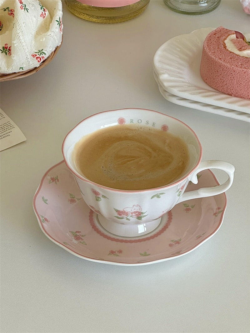 Flower Bunny Tea Cup