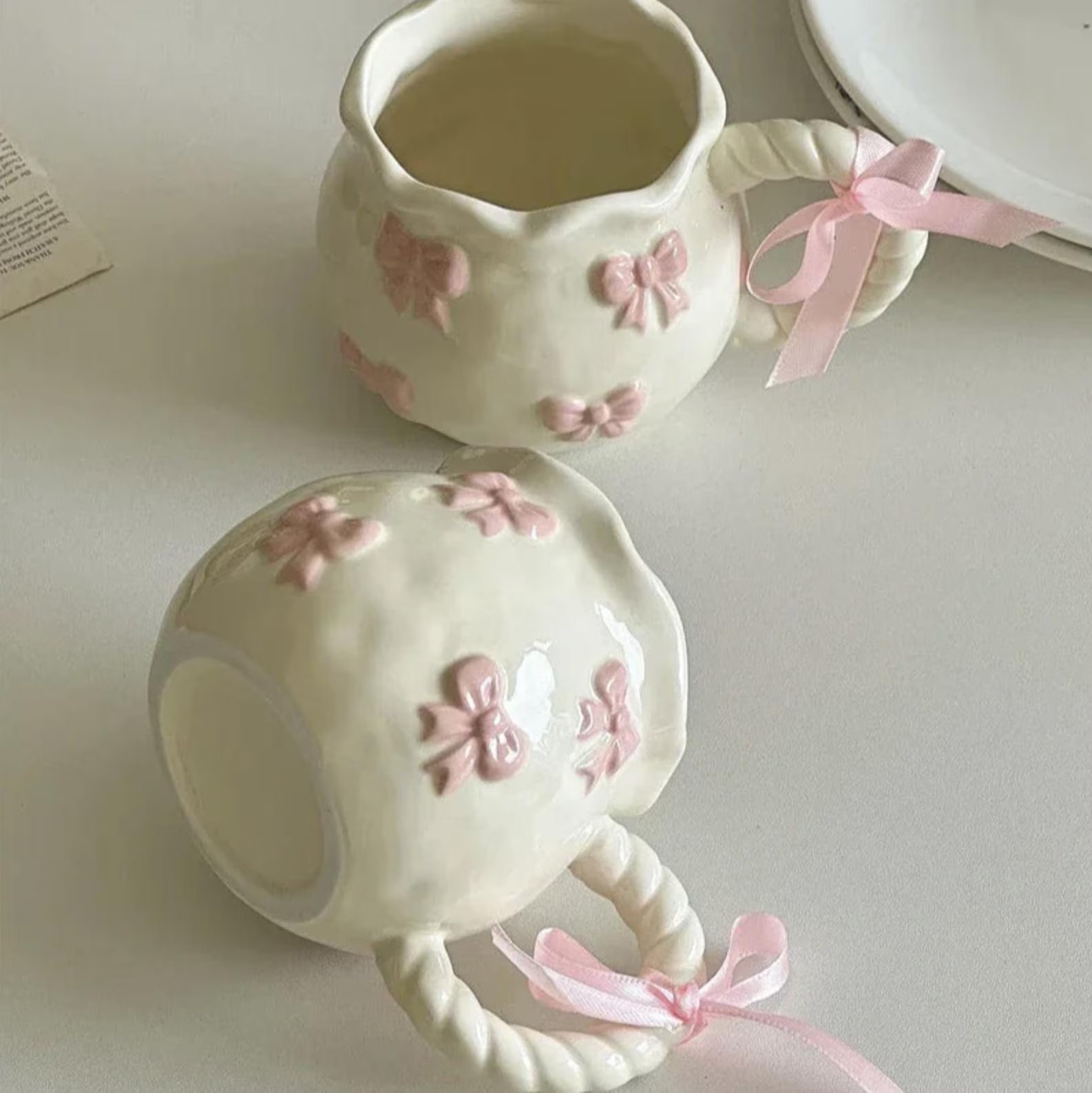 Pink Bow Mug