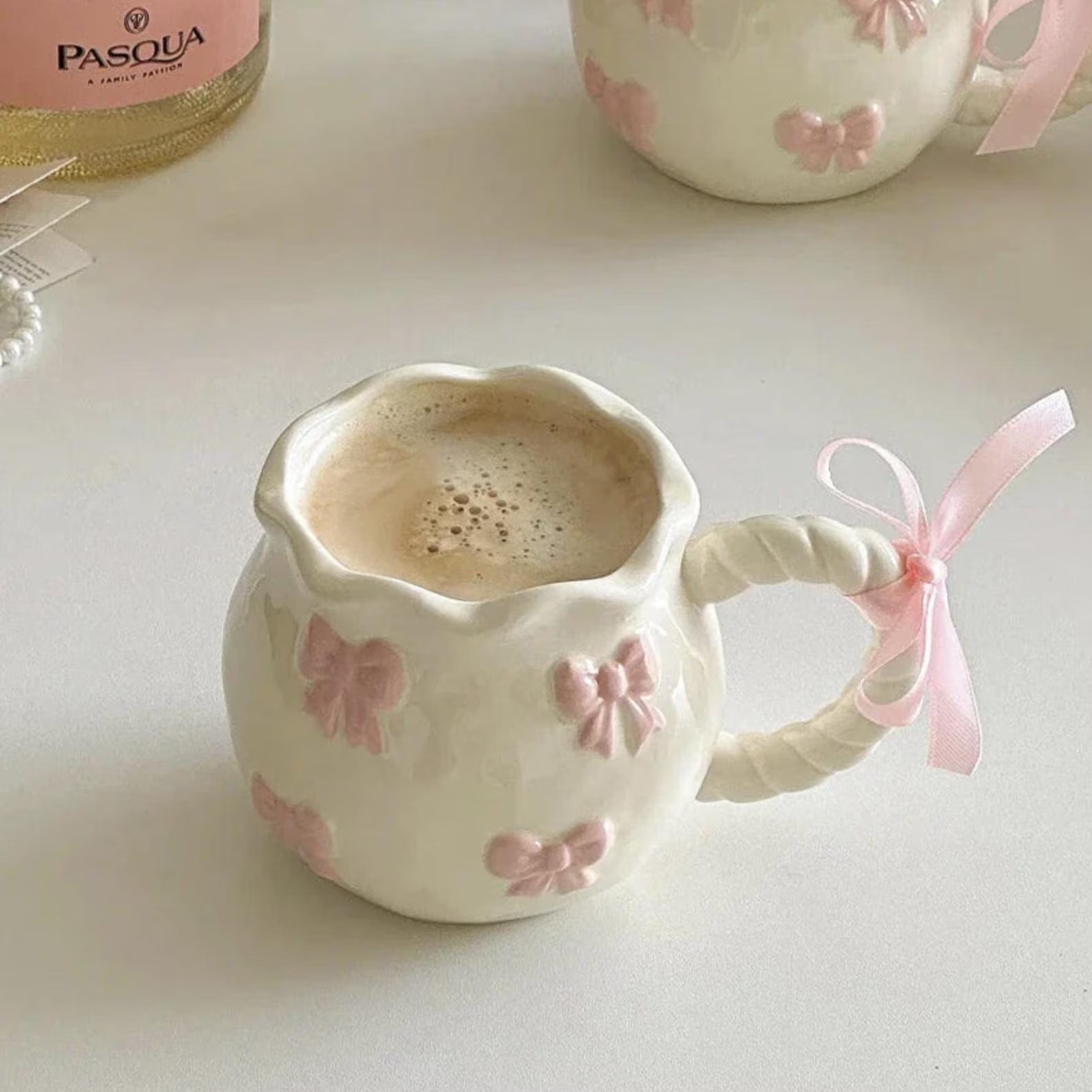 Pink Bow Mug