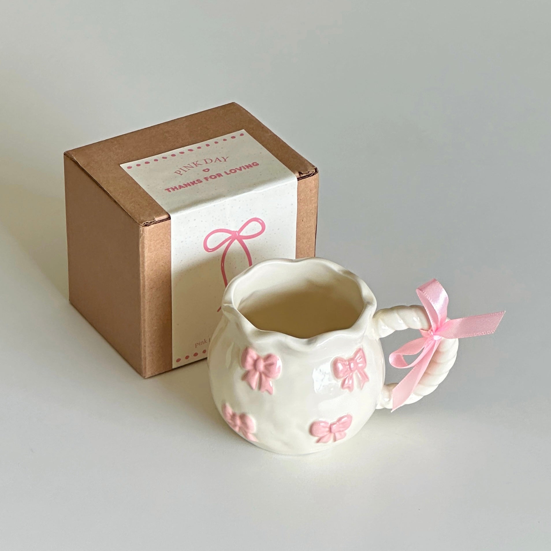 Pink Bow Mug