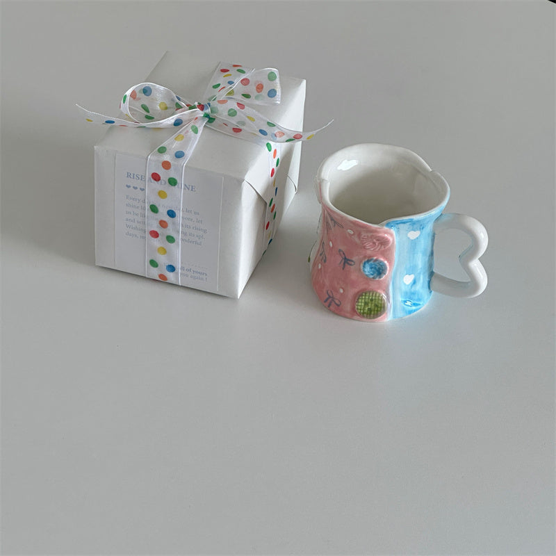 Love Handle Button Mug