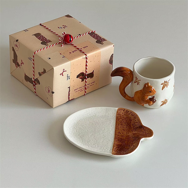 Squirrel Coffee Cup