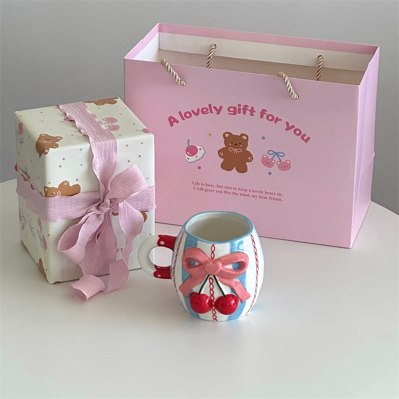 Bow Knot Cherry Mug