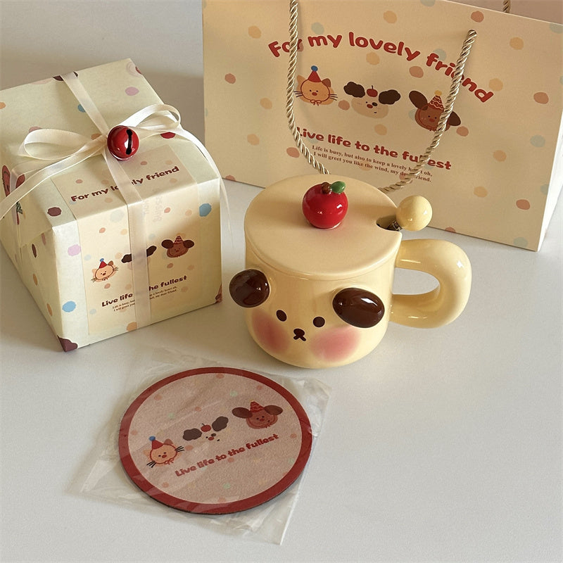 Puppy Mug with Lid