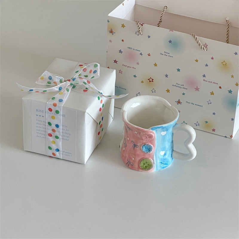 Love Handle Button Mug