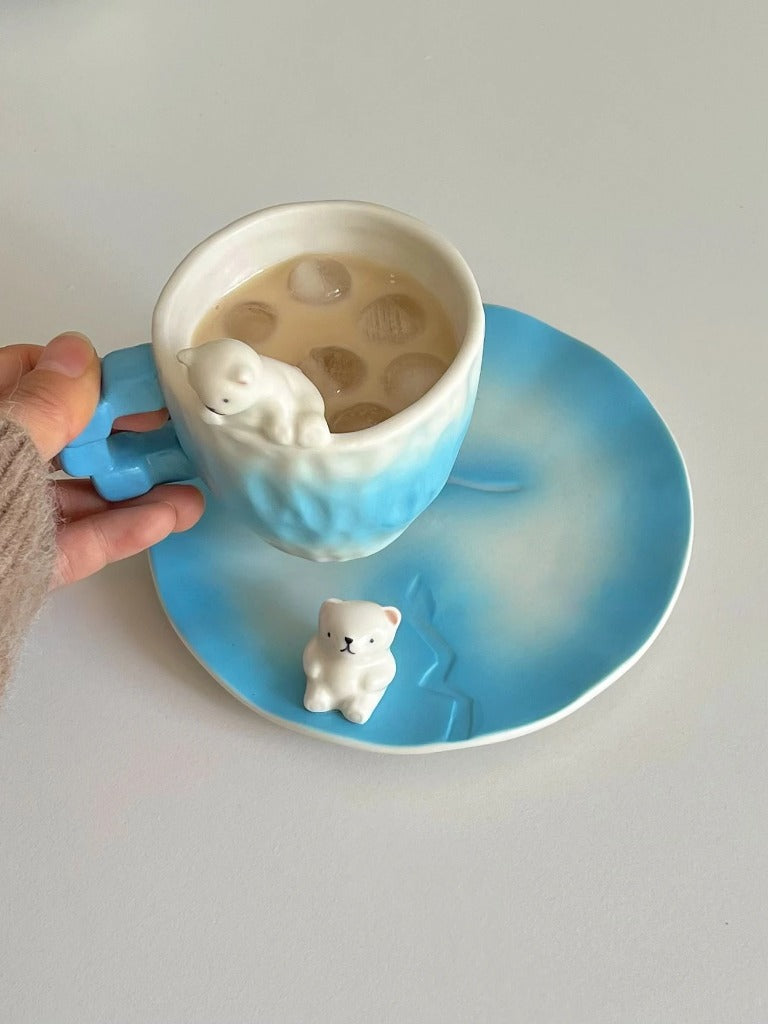 Polar Bear Ice Coffee Cup