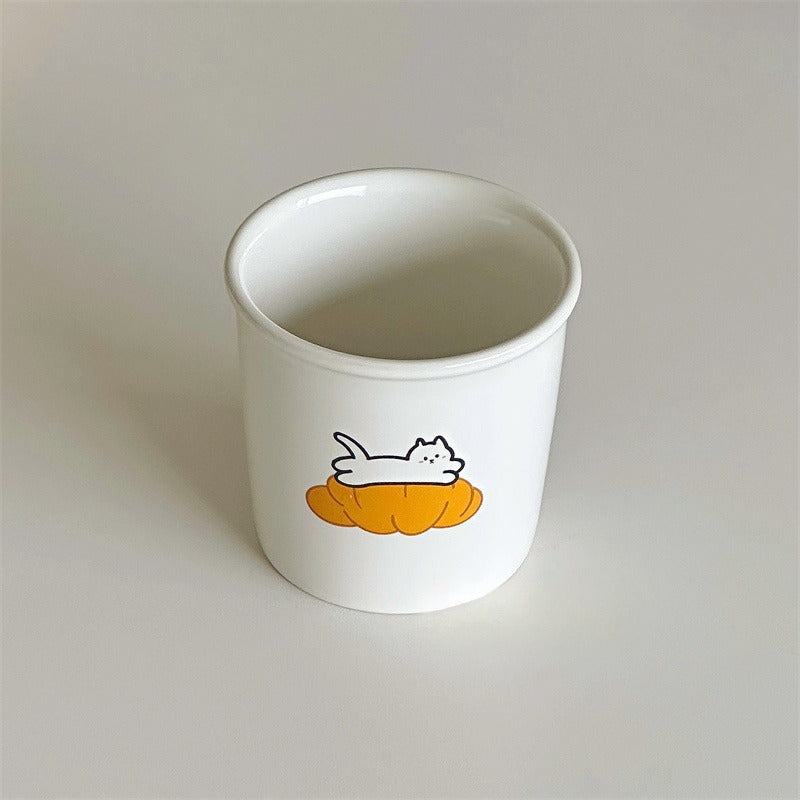 Cat Croissant Mug